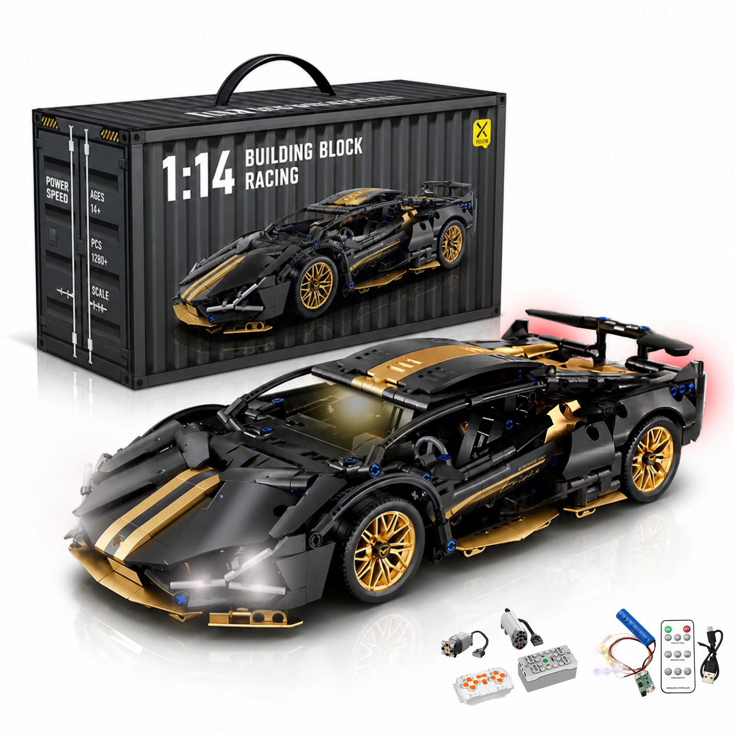 Eternal Orb™ Special Gift Technical Supercar Brickset